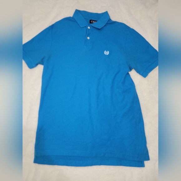 Chaps Blue Polo Shirt Timeless Style - Picture 1 of 8